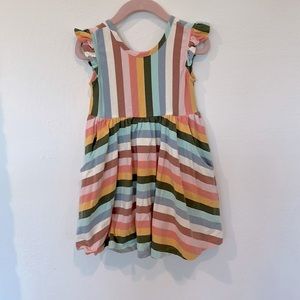 Hanna Andersson Striped Toddler Dress with pockets